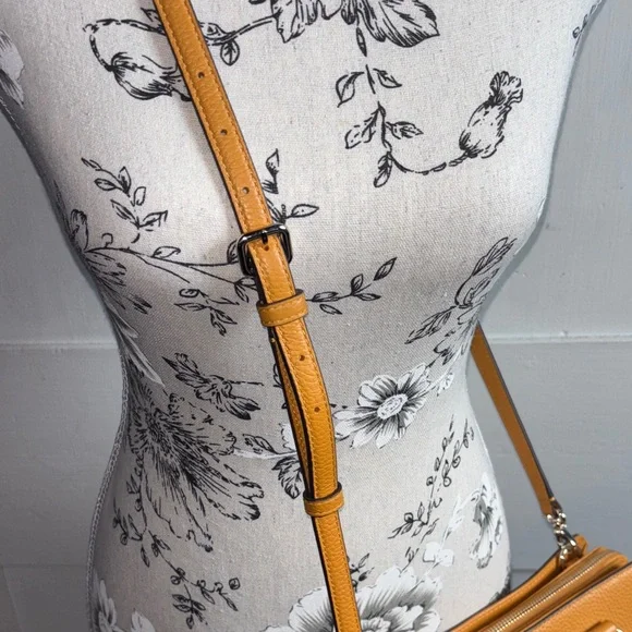 Kate Spade Crossbody Squash Pebbled Leather Purse Bag New With Tag - Picture 3 of 15